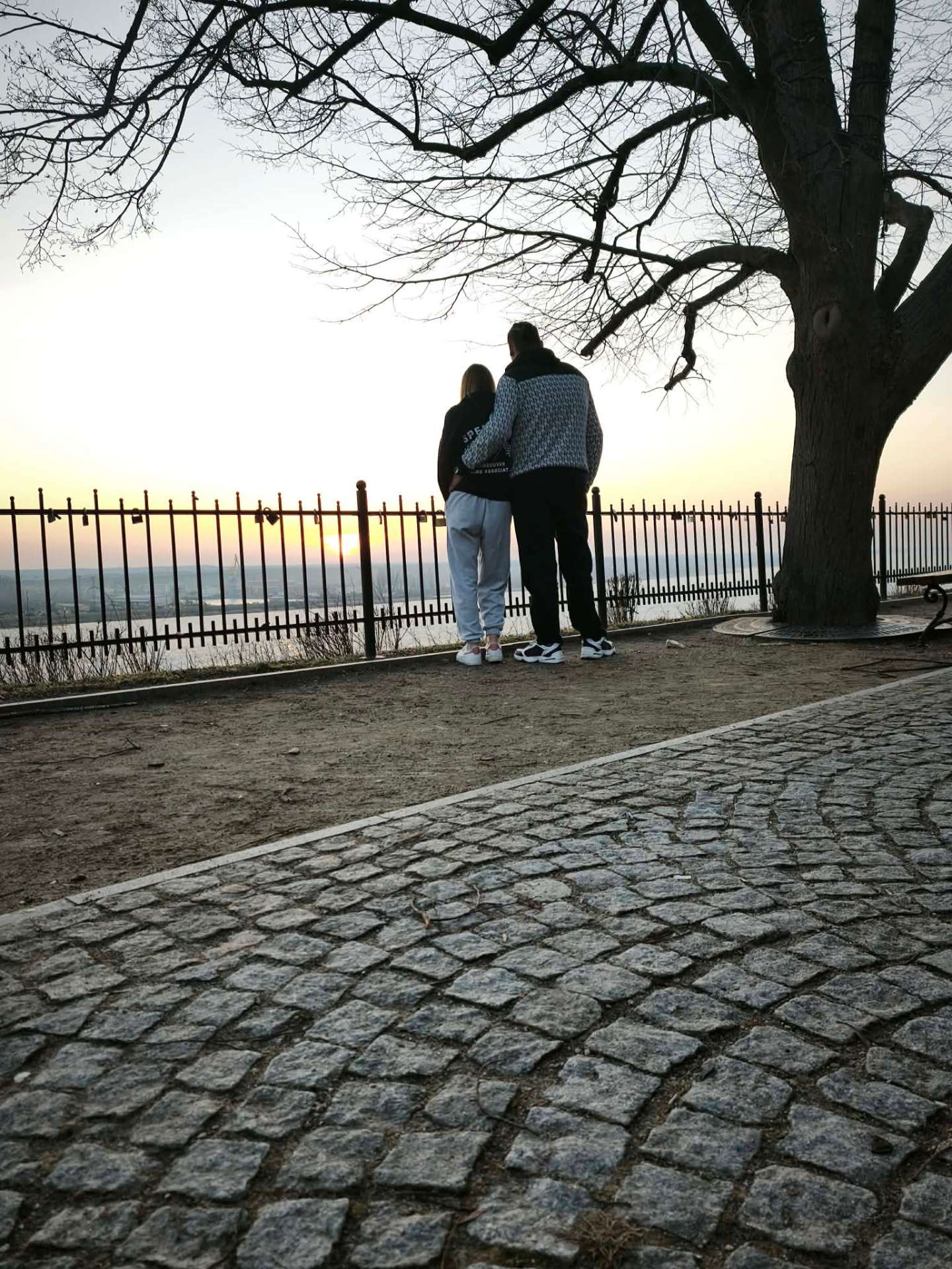 Sunset embrace